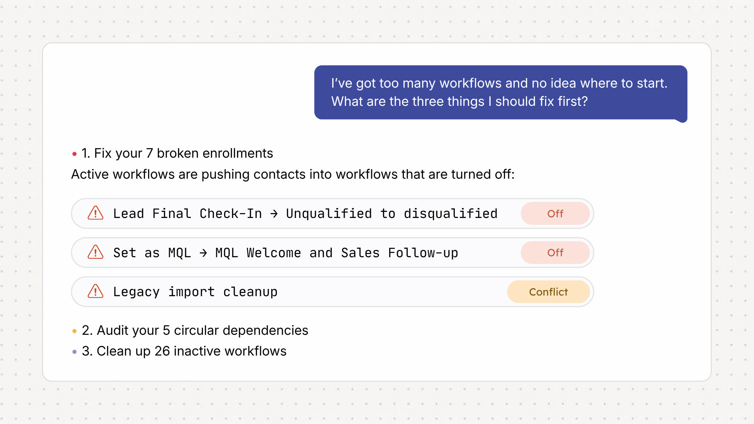 Ask Howly - Ask about your workflows Ask Howly - Ask about your workflows