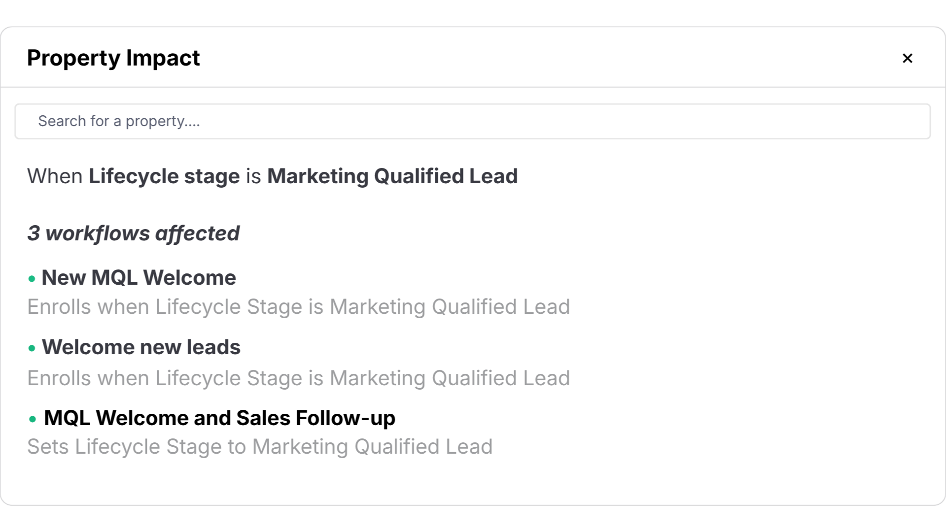 Howly HubSpot Workflow Map - Preview Change Impact Howly HubSpot Workflow Map - Preview Change Impact