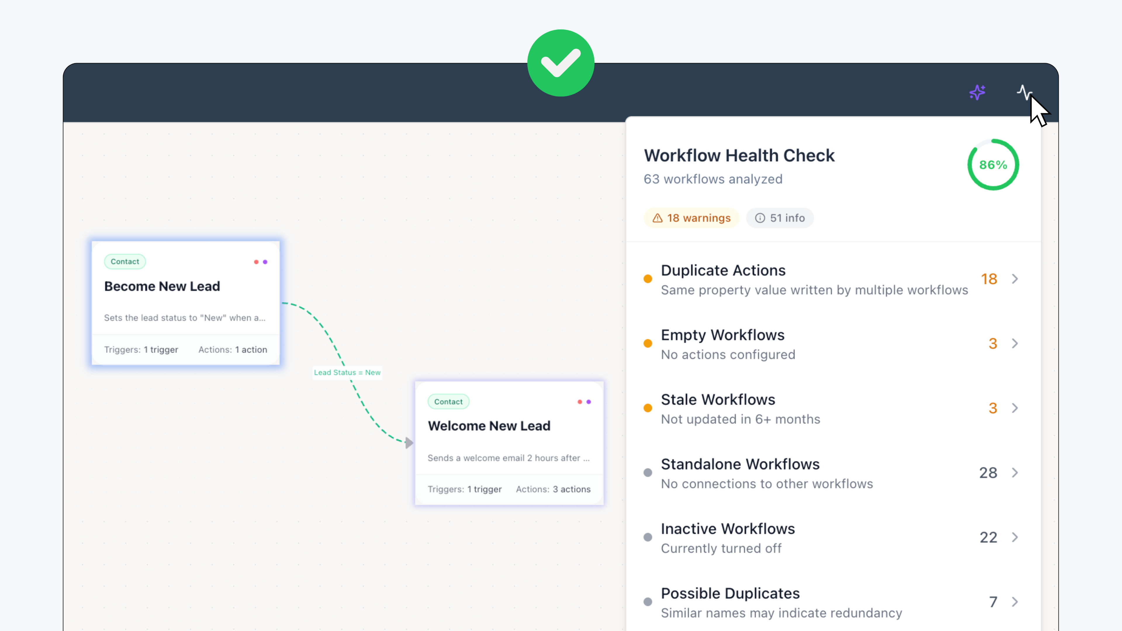 Howly HubSpot Workflow Map - Monitor Workflow Health Howly HubSpot Workflow Map - Monitor Workflow Health