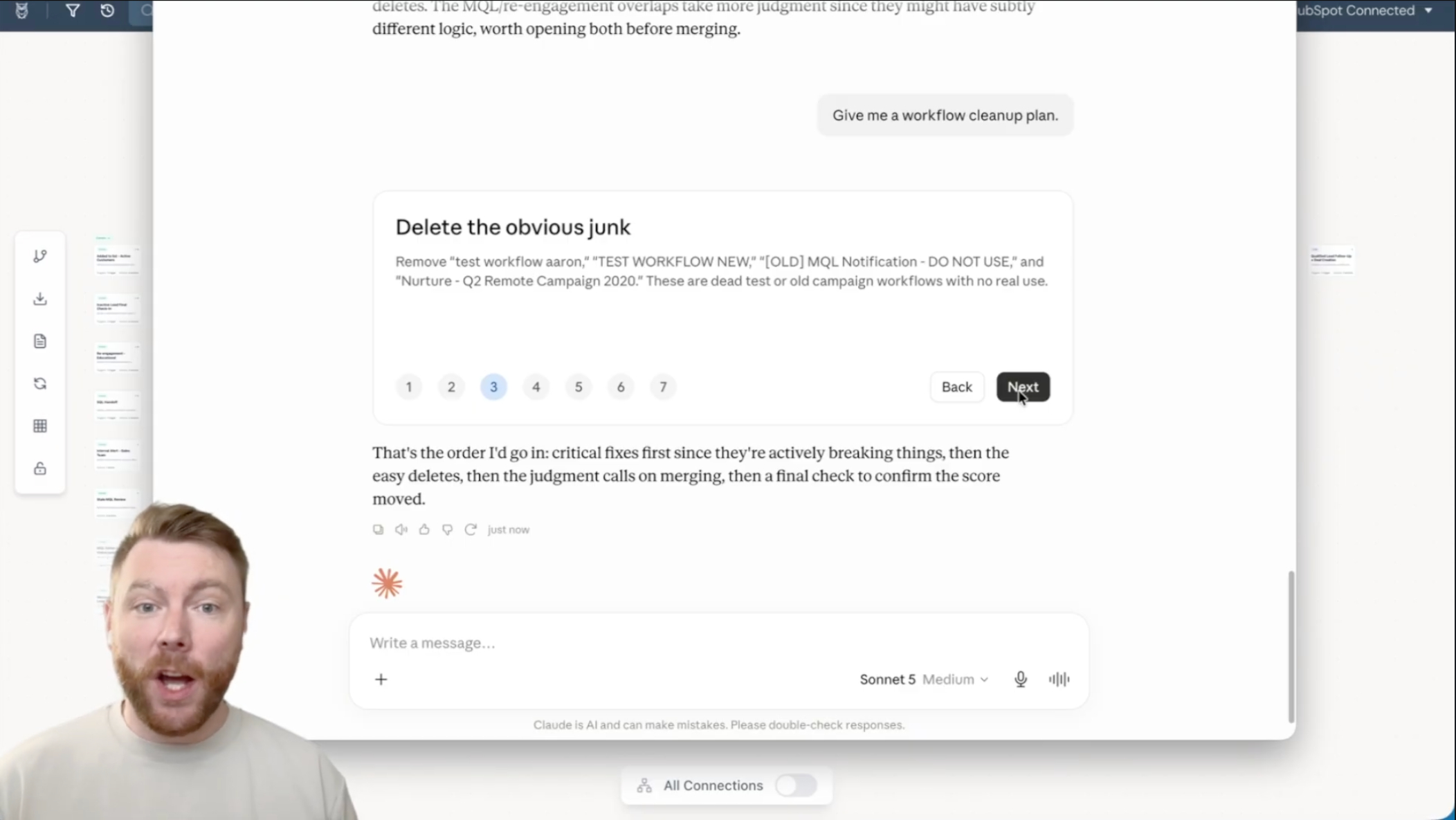 How to Use MCP to Audit HubSpot Workflows with AI